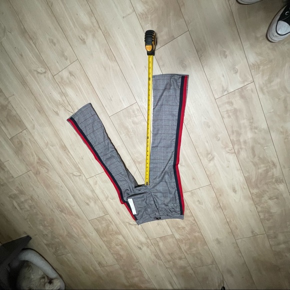 AQUA- Double Side Stripes Plaid Pants Size - Picture 8 of 10